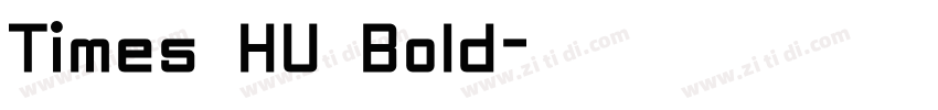 Times HU Bold字体转换